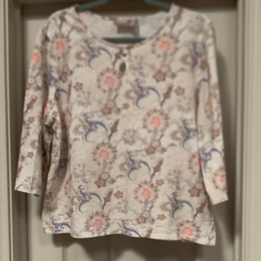 Chico's Multicolor Long Sleeve Top